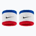 Potítka na zápěstí Nike Swoosh Classic Wristbands 2 ks. game royal/university red/black