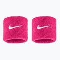 Potítka na zápěstí Nike Swoosh Classic Wristbands 2 ks. vivid pink/white