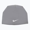Čepice Nike Dri-Fit Peak Uncuffed Beanie smoke grey/silver
