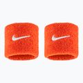 Potítka na zápěstí Nike Swoosh Classic Wristbands 2 ks. team orange/white
