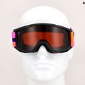 Dětské lyžařské brýle Alpina Piney black/pink matt/orange 5