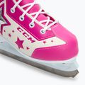 Dětské brusle CCM Glitter Girl white/pink 7