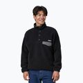 Pánská fleecová mikina Patagonia Synch Snap-T P/O black w/forge grey