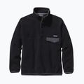 Pánská fleecová mikina Patagonia Synch Snap-T P/O black w/forge grey 7
