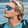 Sluneční brýle Oakley Hydra neon orange/prizm sapphire 12