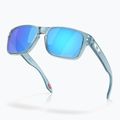 Dětské sluneční brýle Oakley Holbrook XXS transparentní stonewash/prism sapphire 4