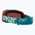 Lyžařské brýle Oakley Fall Line M Pacific Chex/Prizm Snow Rose Gold Iridium 4