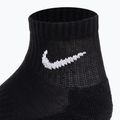 Nike Everyday Cushioned Kotníkové ponožky 3 páry černá/bílá 3
