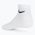 Nike Everyday Cushioned Kotníkové ponožky 3 páry bílé/černé 2
