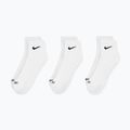 Ponožky Nike Everyday Plus Cushioned Ankle 3 páry white/black