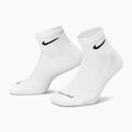 Ponožky Nike Everyday Plus Cushioned Ankle 3 páry white/black 3