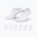 Ponožky Nike Everyday Lightweight No Show 6 párů white/black 5