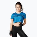 Dámské tréninkové tričko STRONG ID Crop Knit Tee modré Z1T02350