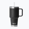 Termohrnek YETI Rambler Straw 1000 ml black