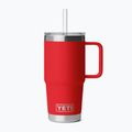 Termohrnek YETI Rambler Straw 739 ml rescue red