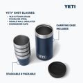 Turistické kalíšky YETI Shot 48 ml 4 pcs. navy 10