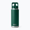 Termo láhev YETI Rambler Straw 769 ml black forest green 3