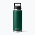 Termo láhev YETI Rambler Chug 1064 ml black forest green
