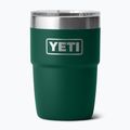 Termoska YETI Rambler Stackable 237 ml black forest green
