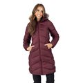 Marmot dámská péřová bunda Montreaux Coat maroon 78090