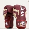 Boxerské rukavice  Venum Elite burgundy/gold 6