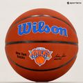 Wilson NBA Team Alliance New York Knicks basketbalový míč hnědý WTB3100XBNYK 6