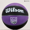 Wilson NBA Team Tribute Sacramento Kings basketbalový míč fialový WTB1300XBSAC 5