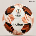 Fotbalový míč Molten F5U5000-34 Fifa UEFA Europa League 23/24 white/orange velikost 5 5