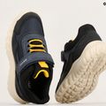 Juniorské boty  Geox Simbyos Abx navy/gold 15