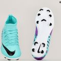 Dětské kopačky Nike Jr Mercurial Superfly 9 Club FG/MG hyper turquoise/black/ white/fuchsia dream 8