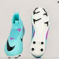 Dětské kopačky Nike Jr Zoom Mercurial Superfly 9 Academy FG/MG hyper turquoise/black/ white/fuchsia dream 8