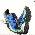 Pánské běžecké boty Salomon Spikecross 6 GTX black/surf the web/green gecko 17