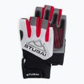 Lezecké rukavice STUBAI Eternal 3/4 Finger bílo-červené 950072