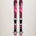 Dětské sjezdové lyže Salomon Lux Jr M + L6 bordeau/pink 11