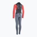 Dětský surfařský neopren ION Capture 4/3 Back Zip Jr steel blue/red 2