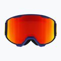 Lyžařské brýle Red Bull SPECT Solo S2 matné tmavě modré/modré/hnědé/červené zrcadlové brýle 2