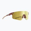 Sluneční brýle Red Bull SPECT Ricky IB matt metallic mauve/ brown with gold mirror