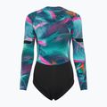 Dámský plavecký neopren ION Amaze Hot Shorty 1.5 Front Zip tropical palm glitch