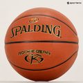 Basketbalový míč Spalding Rookie Gear Leather oranžový velikost 5 5