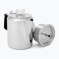 Cestovní překapávač GSI Outdoors Glacier Stainless 3 Cup Perc W/Silicone Handle polished