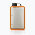 GSI Outdoors Boulder Flask stříbrná a oranžová 79347 cestovní láhev na lihoviny