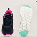 Dámské boty  SKECHERS Flex Appeal 5.0 Fresh Touch navy leather/mesh/hot pink/mint 8