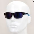 Dětské sluneční brýle Alpina Junior Flexxy Youth HR black blue matt/blue mirror 7