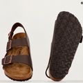 Sandály BIRKENSTOCK Milano BF Regular dark brown 13