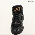 Boty EA7 Emporio Armani Basket Mid triple black/gold 9