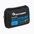 Vložka do spacího pytle Sea to Summit Silk/Cotton Traveller s polštářem Marine ASLKCTNYHASF