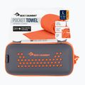 Rychleschnoucí ručník Sea to Summit Pocket Towel L outblack orange 3