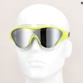 Plavecká maska Arena The One Mask Mirror silver/soft green/black 7