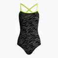 Funkita Dámské jednodílné plavky s pásky Šedá FS38L7141608