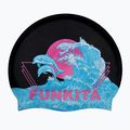 Funkita Silikonová plavecká čepice černá čepice FS997155800